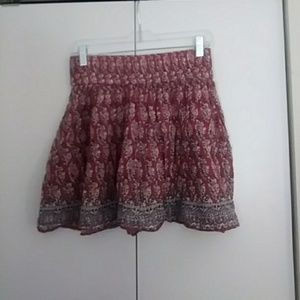 America eagle floral skirt